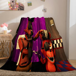Game Five Nights at Freddy's Cosplay Blanket Flannel Caroset Throw (Online Order Only)