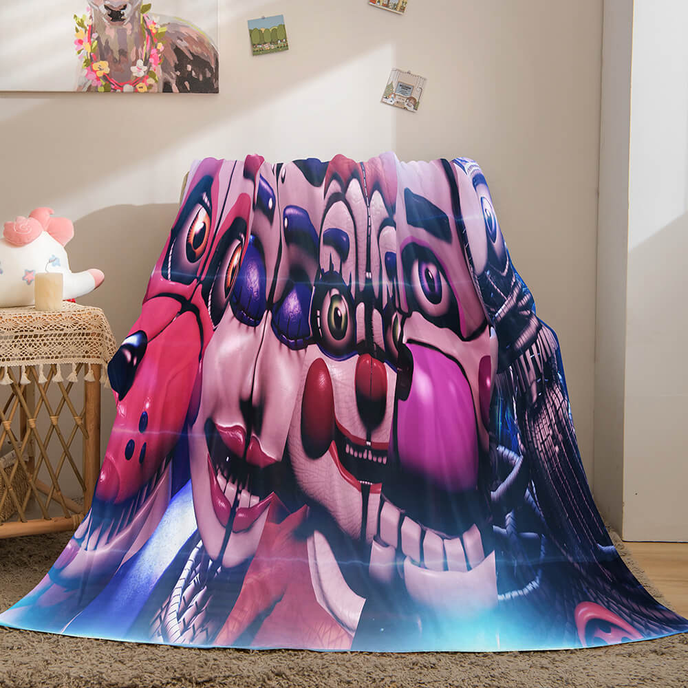 Game Five Nights at Freddy's Cosplay Blanket Flannel Caroset Throw (Online Order Only)