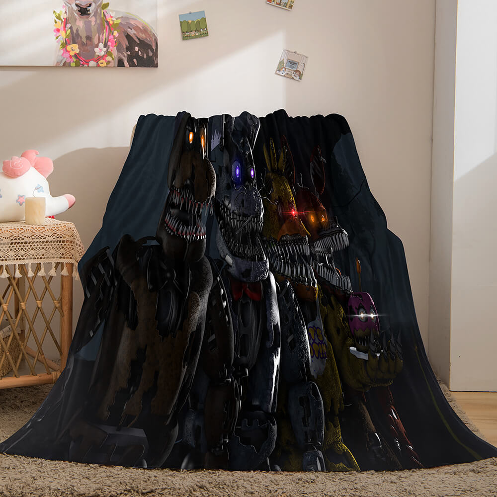 Game Five Nights at Freddy's Cosplay Blanket Flannel Caroset Throw (Online Order Only)