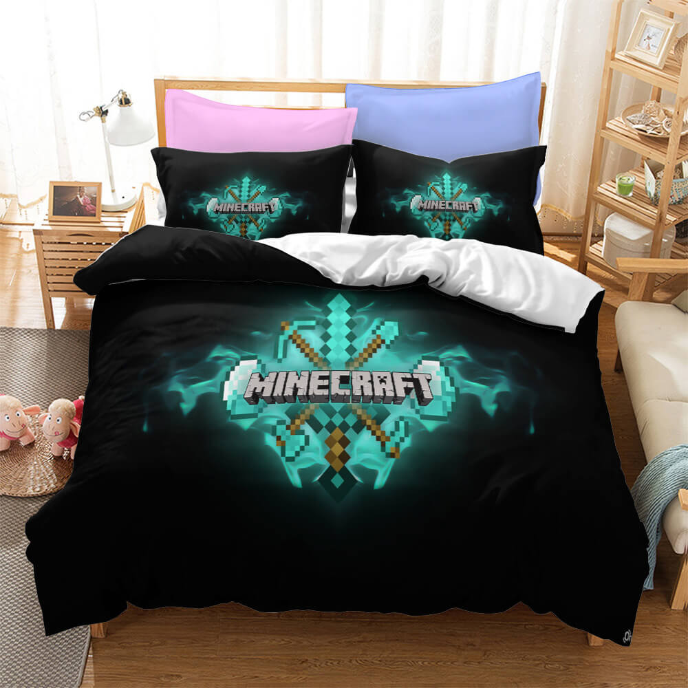 Game Minecraft Bedding Sets Quilt Cover Without Filler (Online Order Only)