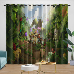 Game Minecraft Curtains Blackout Window Drapes Kids Room Decoration (ONLINE ORDER ONLY)
