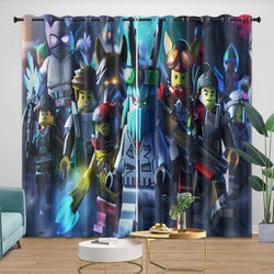 Game Pattren Roblox Curtains Blackout Window Drapes Room Decoration (Online Order Only)