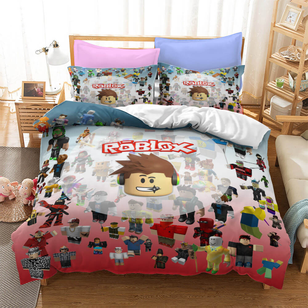 Game Roblox Cosplay Bedding Set Quilt Covers Without Filler (Online Order Only)