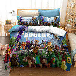 Game Roblox Cosplay Bedding Set Quilt Covers Without Filler (Online Order Only)
