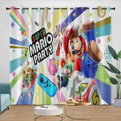 Game Super Mario Curtains Blackout Kids Room Window Drapes (ONLINE ORDER ONLY)