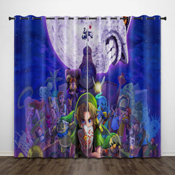The Legend of Zelda Curtains Pattern Blackout Window Drapes (Online Order Only)