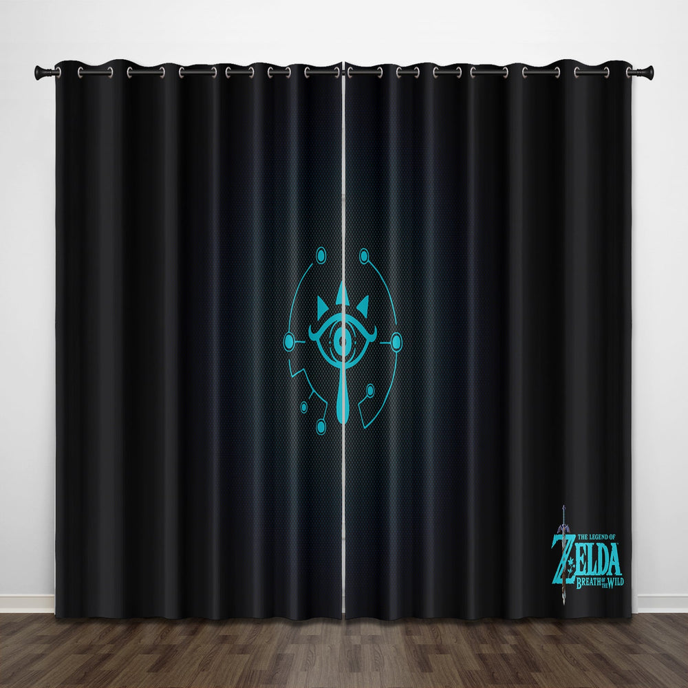 The Legend of Zelda Curtains Pattern Blackout Window Drapes (Online Order Only)