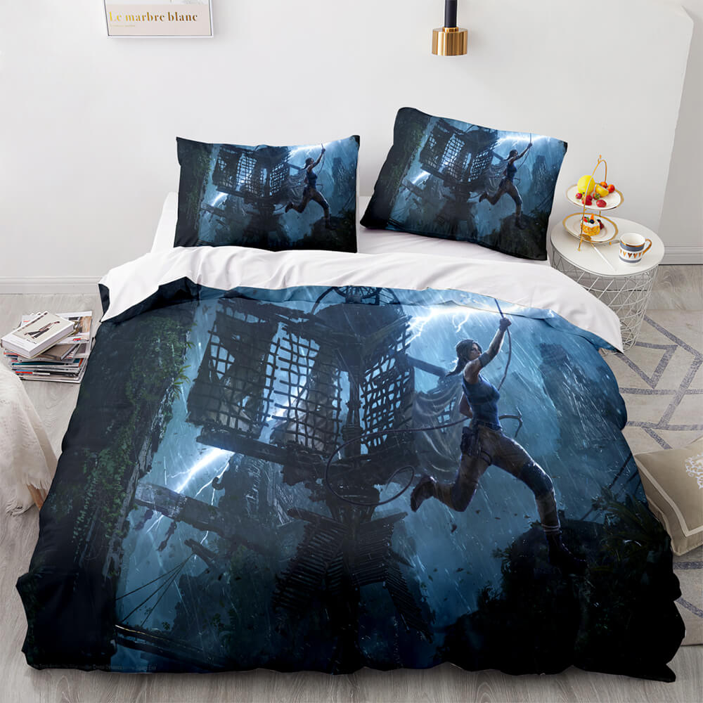 Game Tomb Raider Cosplay Bedding Sets Quilt Covers Without Filler (Online Order Only)