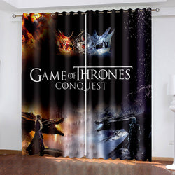 Game of Thrones Curtains Ice and Fire Blackout Window Treatments Drapes (Online Order Only)