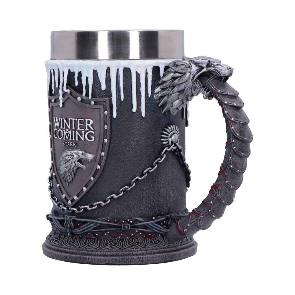 Game of Thrones House Stark "Winter is Coming" Tankard Mug (ONLINE ORDER ONLY)