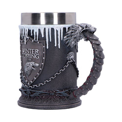 Game of Thrones House Stark "Winter is Coming" Tankard Mug (ONLINE ORDER ONLY)