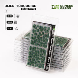 Gamers Grass Tufts: Alien Tufts - Alien Turquoise - 6mm - Wild