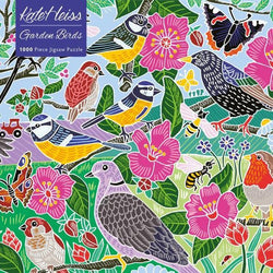 Garden Birds 1000 Piece Jigsaw Puzzle Flame Tree (ONLINE ORDER ONLY)
