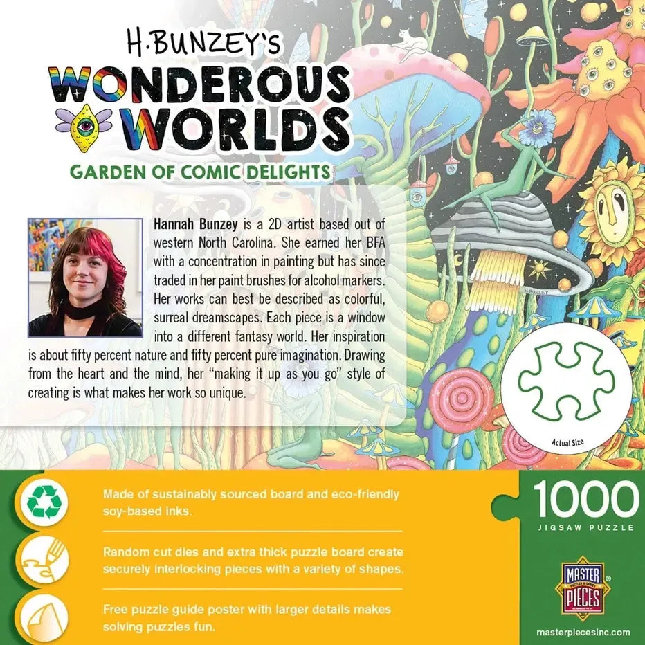 Garden of Cosmic Delights Wonderous Worlds 1000 Piece Jigsaw Puzzle MasterPieces (ONLINE ORDER ONLY)