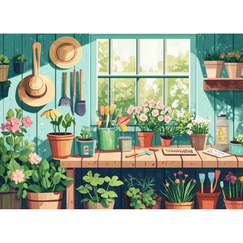Gardener's Delight 1000 Piece Jigsaw Puzzle Snappy (ONLINE ORDER ONLY)