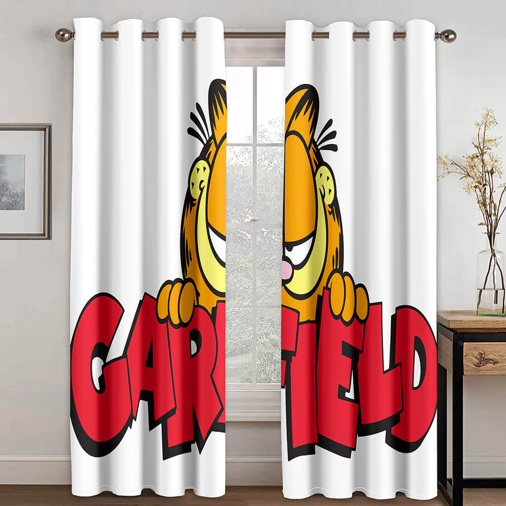 Garfield Curtains Blackout Window Treatments Drapes for Room Decoration (Online Order Only)