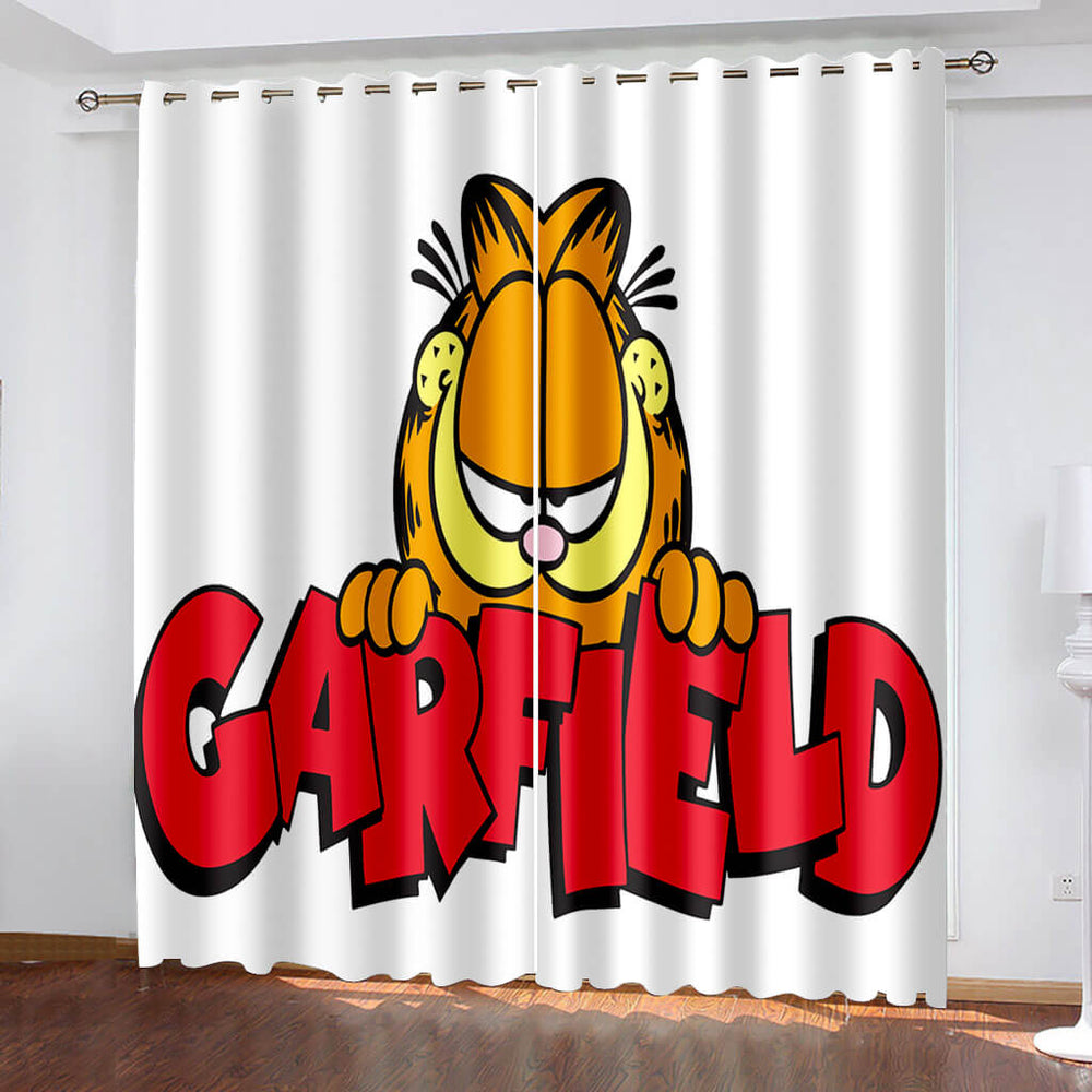 Garfield Curtains Blackout Window Treatments Drapes for Room Decoration (Online Order Only)