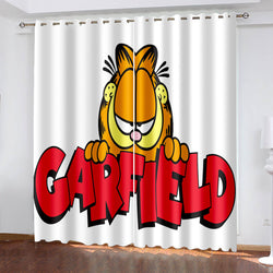 Garfield Curtains Blackout Window Treatments Drapes for Room Decoration (Online Order Only)