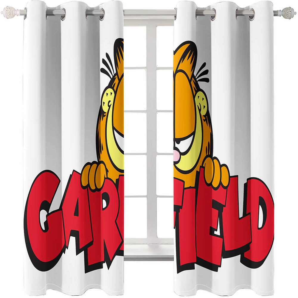 Garfield Curtains Blackout Window Treatments Drapes for Room Decoration (Online Order Only)