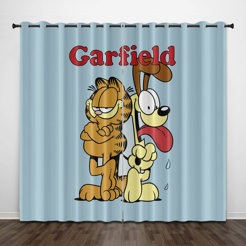 Garfield Curtains Pattern Blackout Window Drapes (Online Order Only)