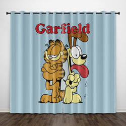 Garfield Curtains Pattern Blackout Window Drapes (Online Order Only)