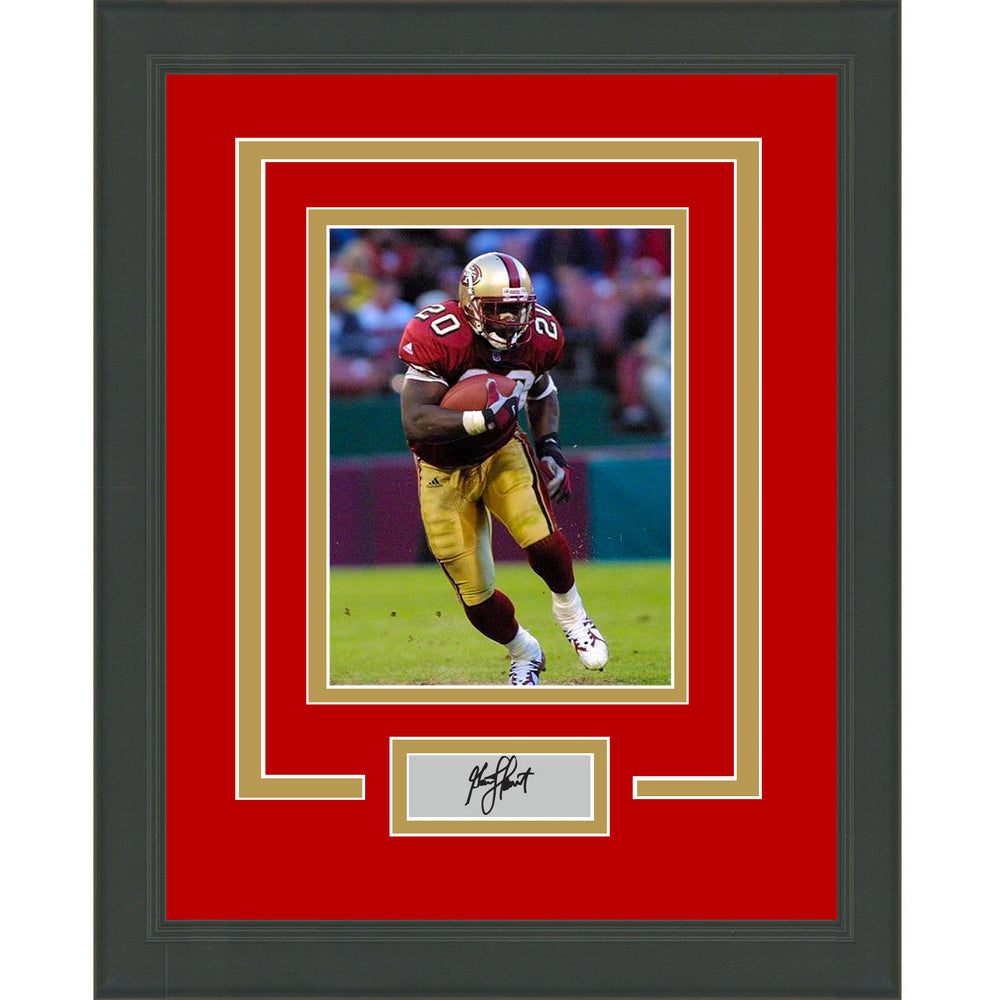 Framed Garrison Hearst Facsimile Laser Engraved Signature Auto San Francisco 49ers 11x14 Football Photo (ONLINE ORDER ONLY)