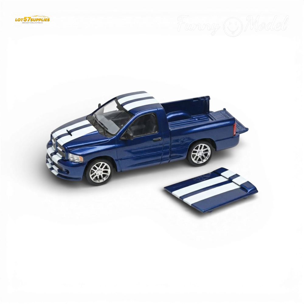 (Pre-Order) Funny Model 2004 Dodge RAM SRT-10 - VCA Edition Blue 1:64 (ONLINE ORDER ONLY)