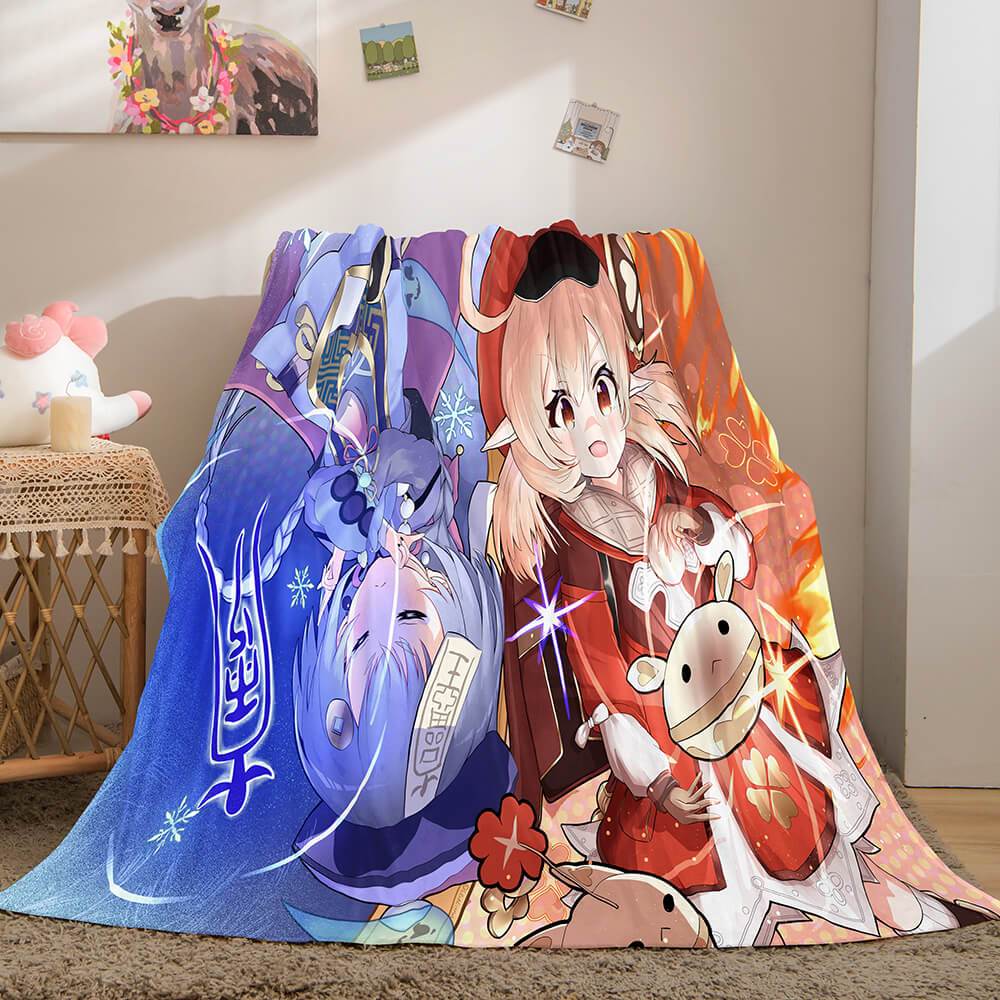 Genshin Impact Flannel Fleece Blanket (Online Order Only)
