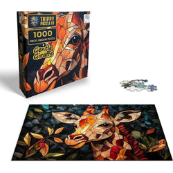Gentle Giraffe 1000 Piece Jigsaw Puzzle Trippy (ONLINE ORDER ONLY)