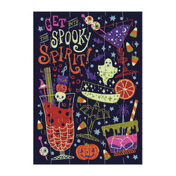 Get into the Spooky Spirit Greeting Card 60 Piece Jigsaw Puzzle Galison
