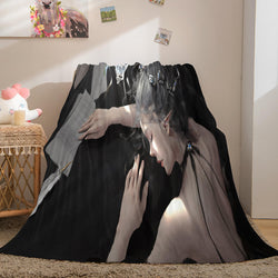 Ghost Blade Cosplay Flannel Fleece Blanket (Online Order Only)