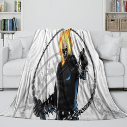 Ghost Rider Blanket Pattern Flannel Kids Room Throw (ONLINE ORDER ONLY)