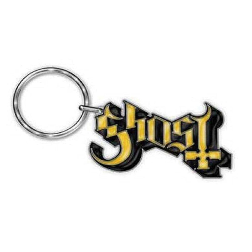 Ghost Logo Enamel Keychain (ONLINE ORDER ONLY)