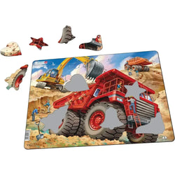 Giant Dump Truck 33 Piece Tray Jigsaw Puzzle Larsen (ONLINE ORDER ONLY)