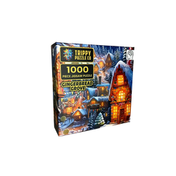 Gingerbread Grove 1000 Piece Jigsaw Puzzle Trippy (ONLINE ORDER ONLY)