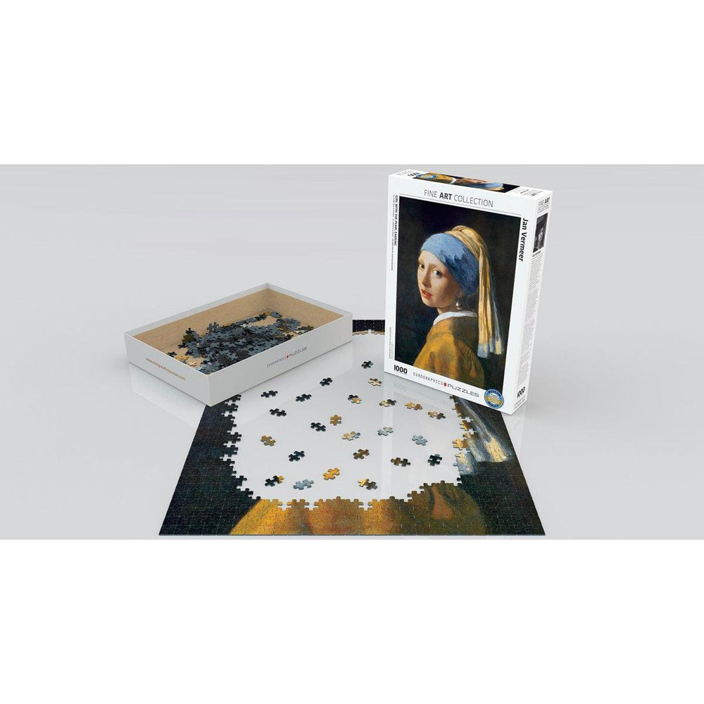 Girl with a Pearl Earring by Vermeer 1000 Piece Jigsaw Puzzle Eurographics (ONLINE ORDER ONLY)