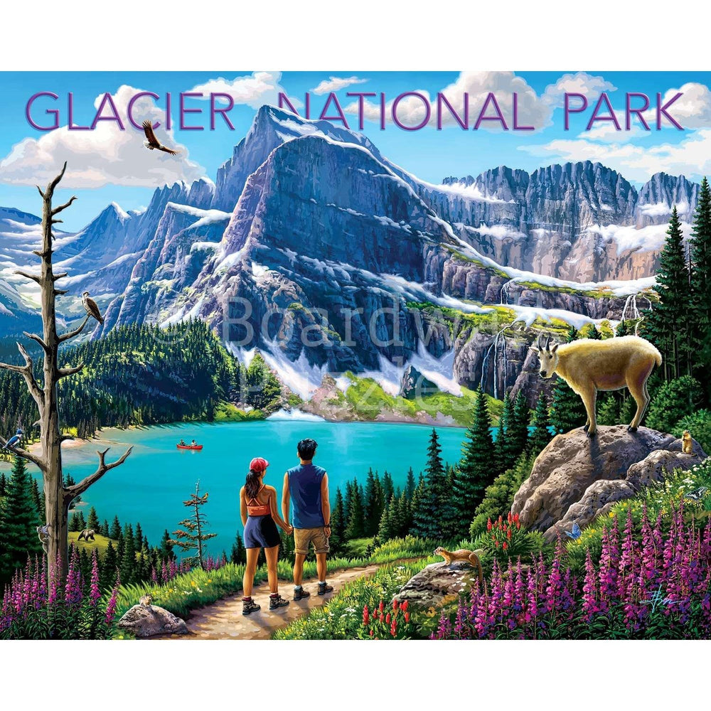Glacier National Park 500 Piece Jigsaw Puzzle Boardwalk (ONLINE ORDER ONLY)