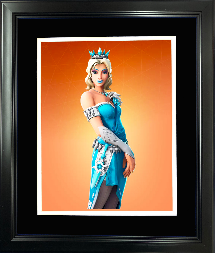Framed Glimmer Legendary Fortnite Skin 11"x14" Video Game Photo (ONLINE ORDER ONLY)