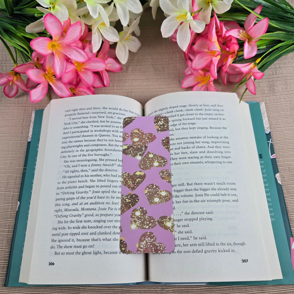 Glitter Heart Bookmark (ONLINE ORDER ONLY)