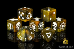 Glorious Ale - Bloody Football Dice (Set of 7) (ONLINE ORDER ONLY)