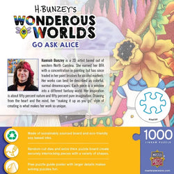 Go Ask Alice Wonderous Worlds 1000 Piece Jigsaw Puzzle MasterPieces (ONLINE ORDER ONLY)