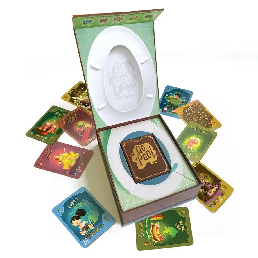 Go Poo! - Become #1 by Going #2 Card Game -Paper House (ONLINE ORDER ONLY)