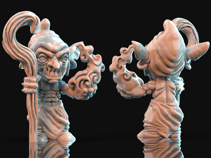 3D Printed Brayan Nafarrate Bestiary Creatures Volume 1 Goblins Set 28mm 32mm D&D (Online Only)