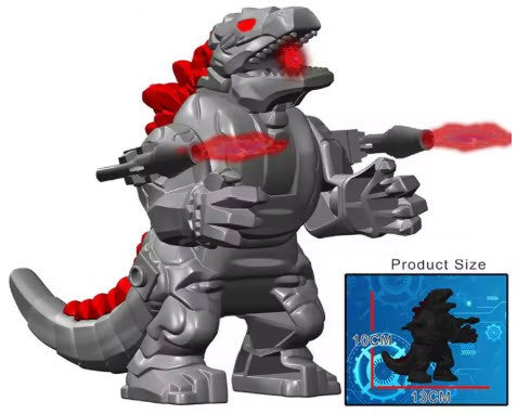 Custom Atomic Dragon Mech Warrior Minifigure | Monster Battle Robot (Online Only)