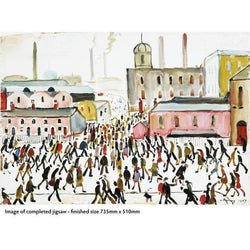 Going to Work by LS Lowry 1000 Piece Jigsaw Puzzle Flame Tree (ONLINE ORDER ONLY)