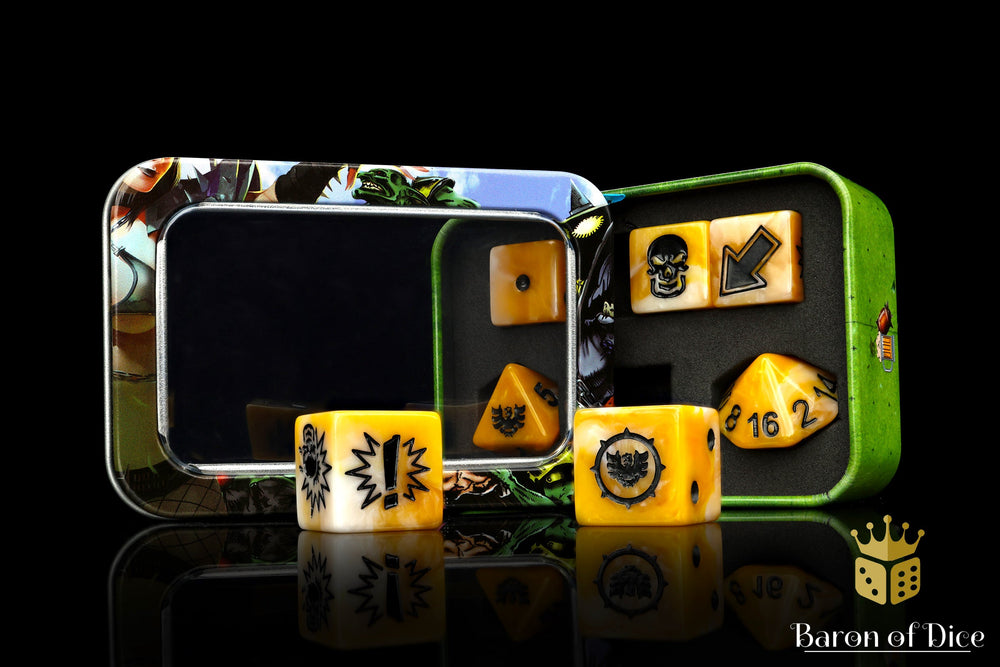 Go for Gold - Bloody Football Dice (Set of 7) (ONLINE ORDER ONLY)