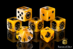 Go for Gold - Bloody Football Dice (Set of 7) (ONLINE ORDER ONLY)