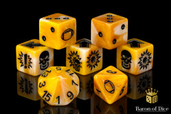 Go for Gold - Bloody Football Dice (Set of 7) (ONLINE ORDER ONLY)