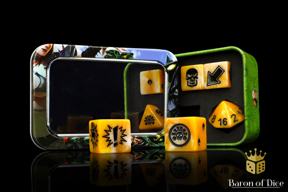 Go for Gold - Bloody Football Dice (Set of 7) (ONLINE ORDER ONLY)