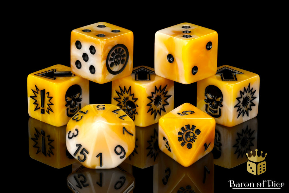 Go for Gold - Bloody Football Dice (Set of 7) (ONLINE ORDER ONLY)